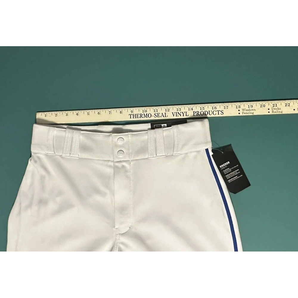 Champro Adult Triple Crown Knicker Baseball Pant White Blue Stripe Medium New - Picture 10 of 15